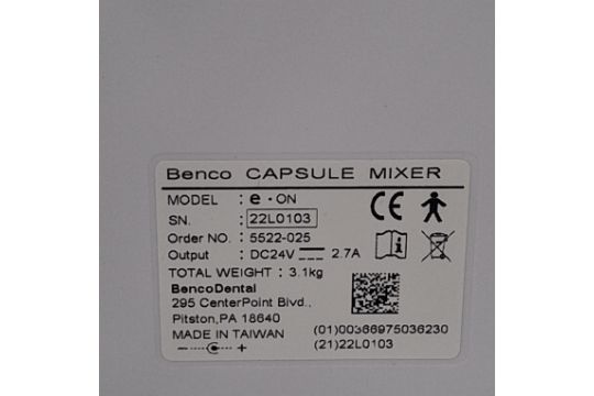 Benco Dental E-On Capsule Mixer - 468157 - Image 6 of 6