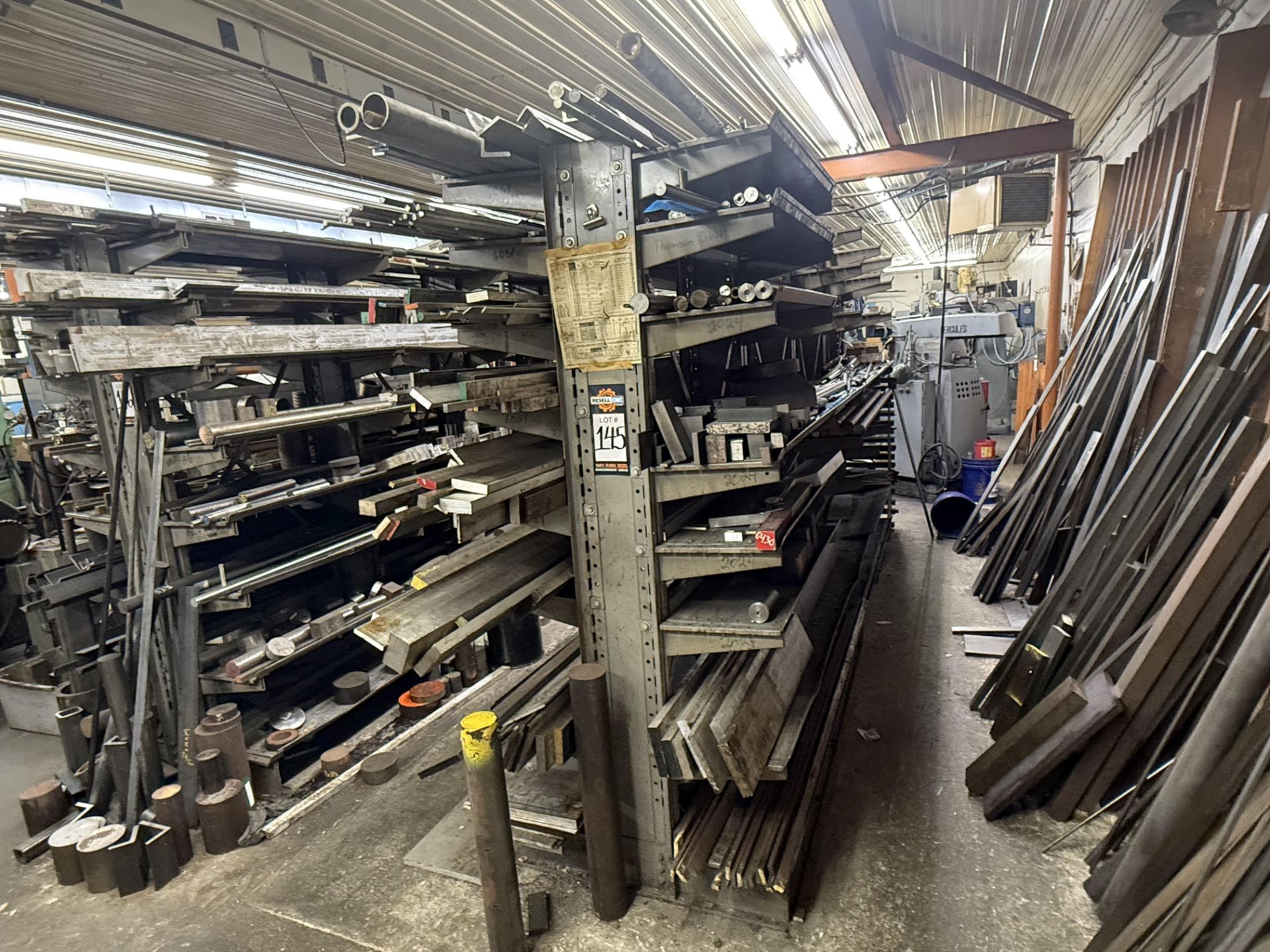 Metal Inventory Racks Cantilever Rack with Metals Inventory