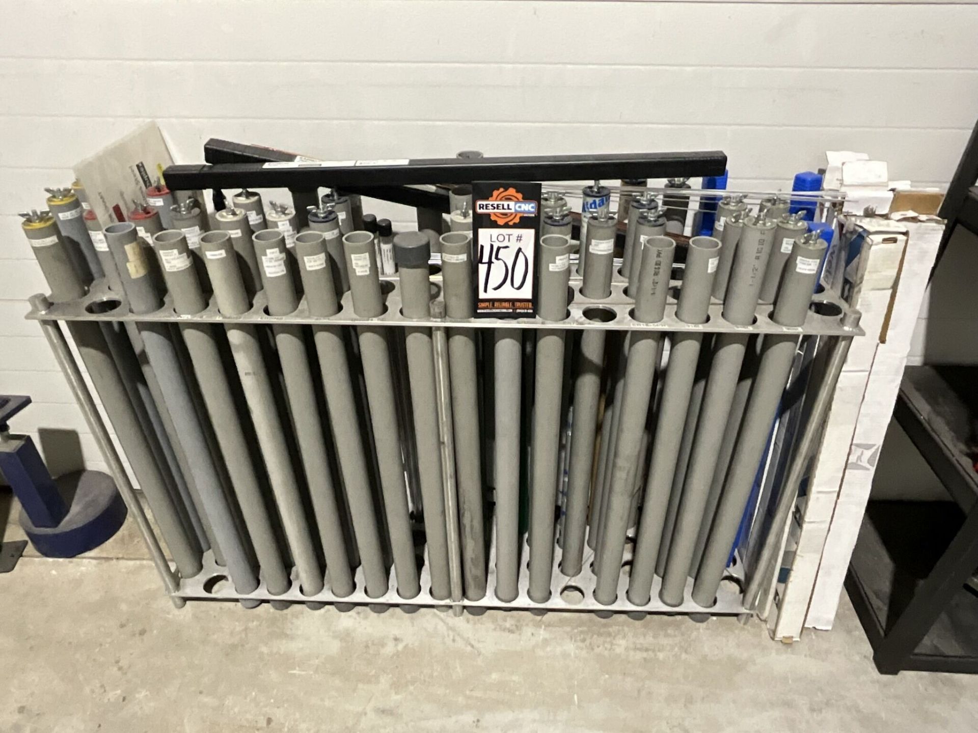 Rack with TIG Weld Rods