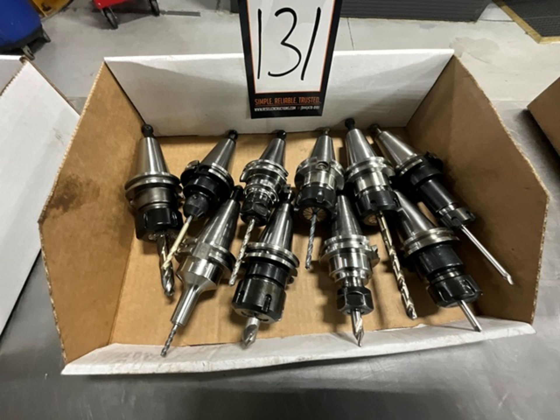 (10) CAT 40 Tool Holders