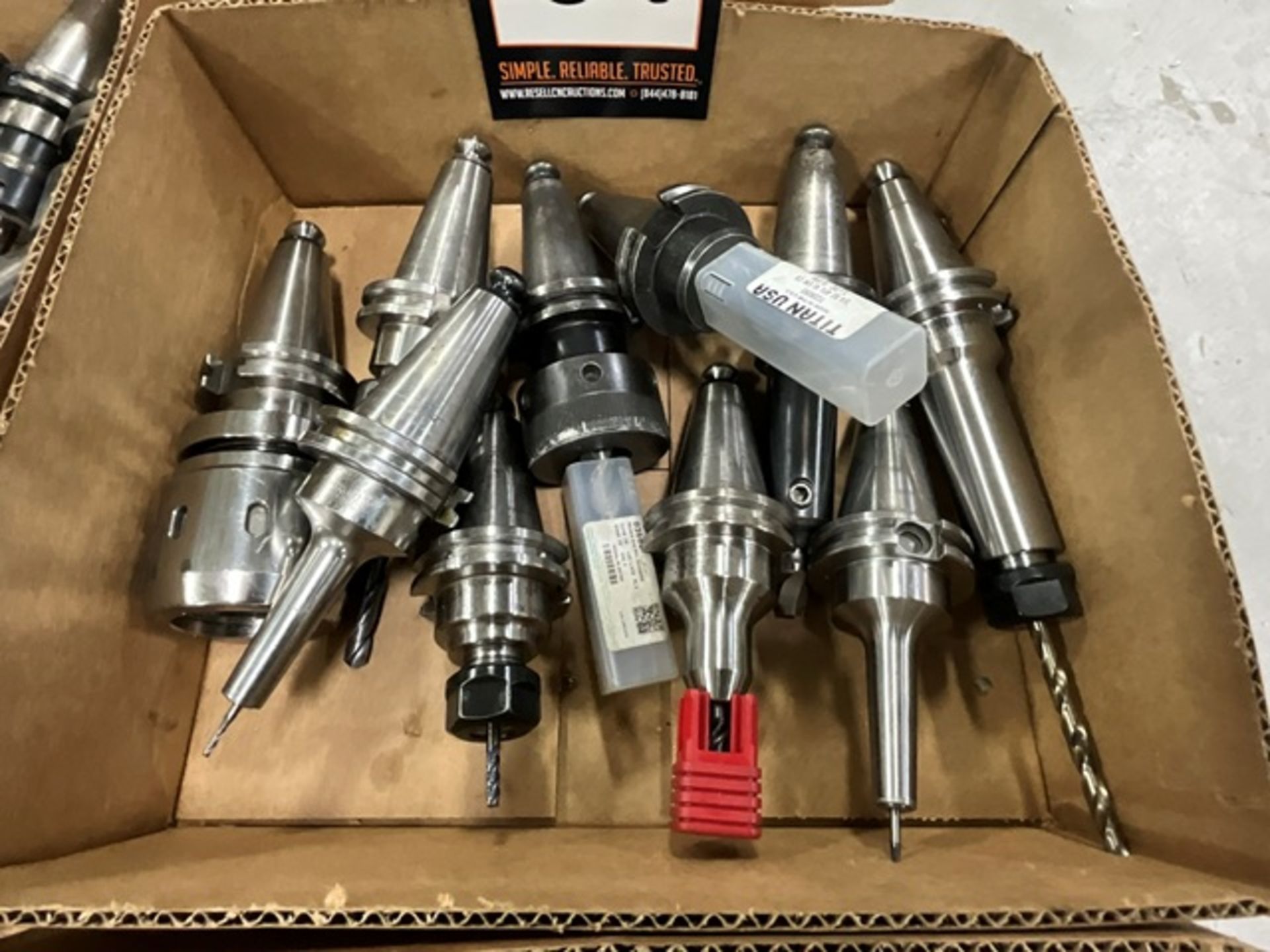 (10) CAT 40 Tool Holders