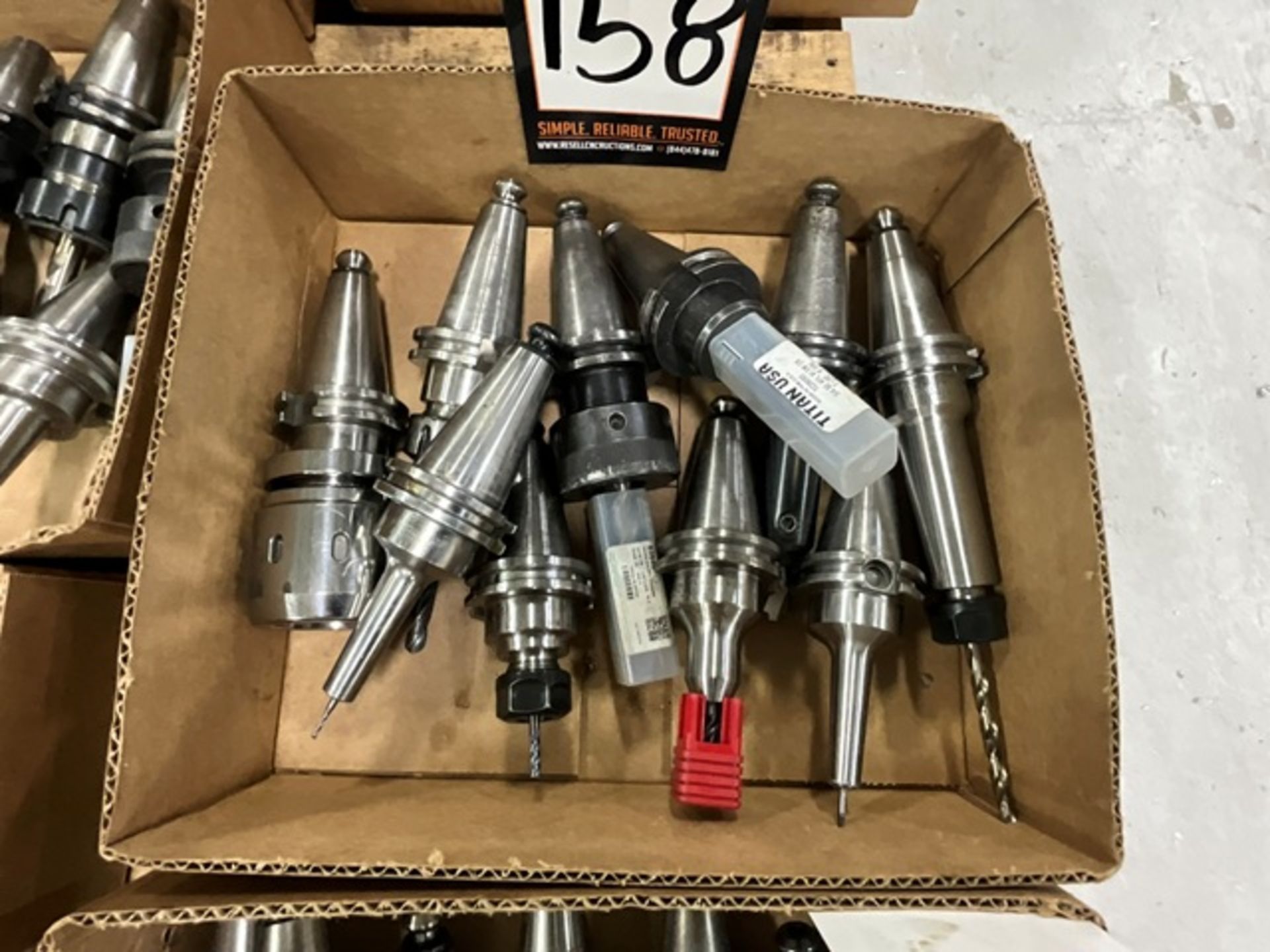 (10) CAT 40 Tool Holders