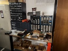 Workbench with Huot Tool Box, Taps, Drills, Inserts