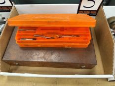 Enco Broach Set in Wood Box, Tap & Die Set