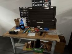 Workbench with Kennedy Tool Box & Contents
