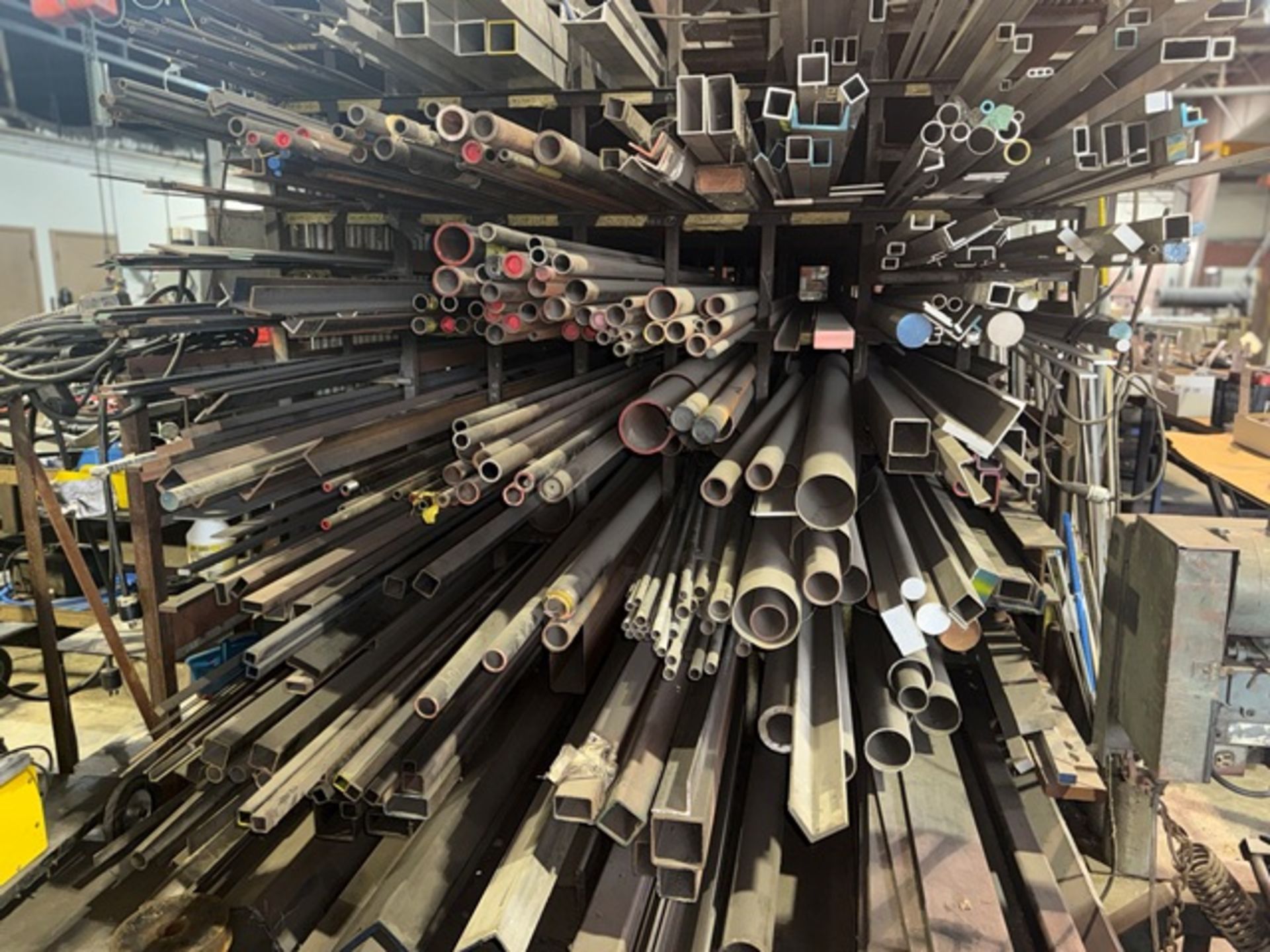 Metal Inventory Racks Metal Storage Rack with Extensive Metals Inventory