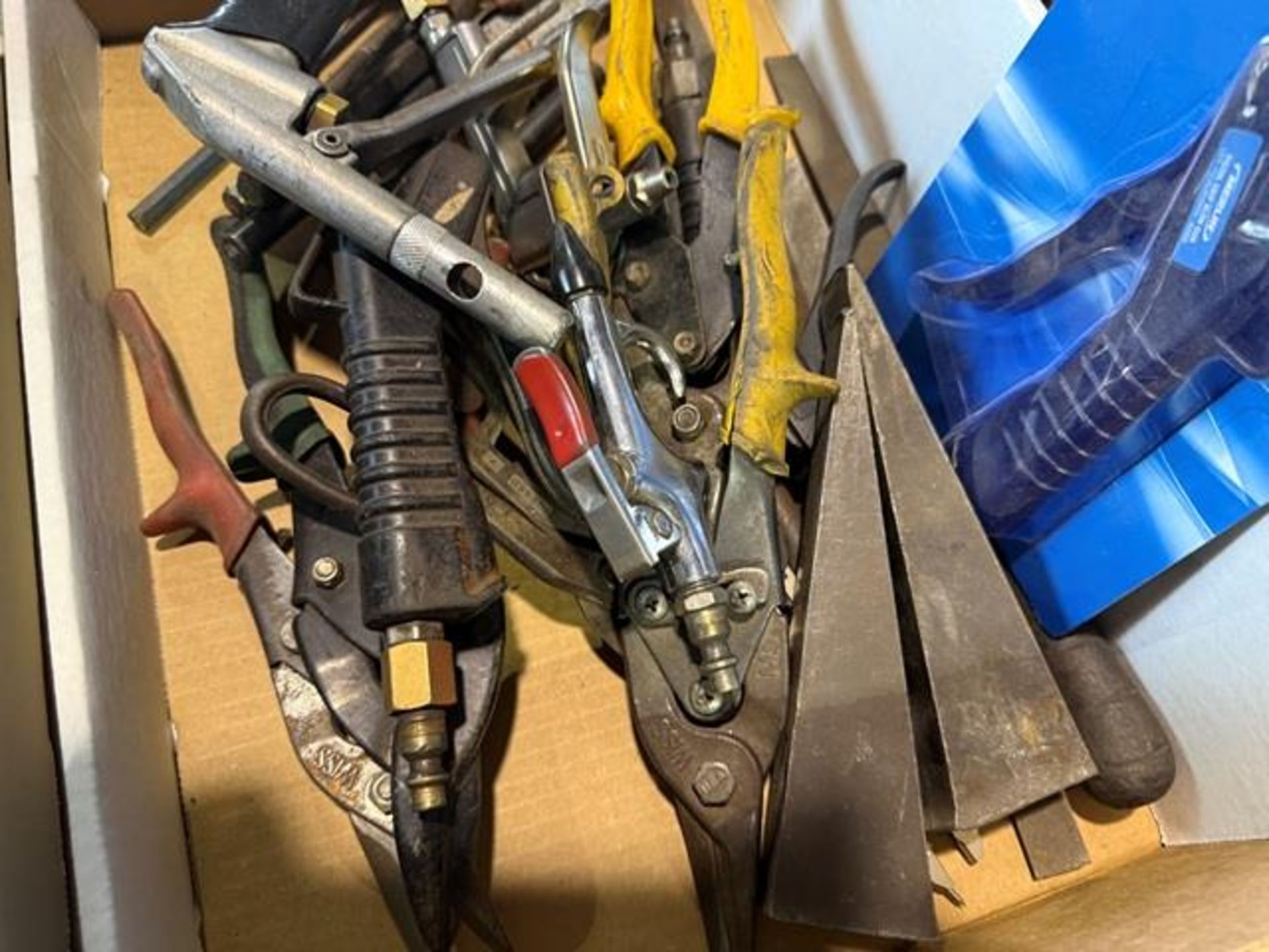 Assortment of Snips & Air Blow Guns