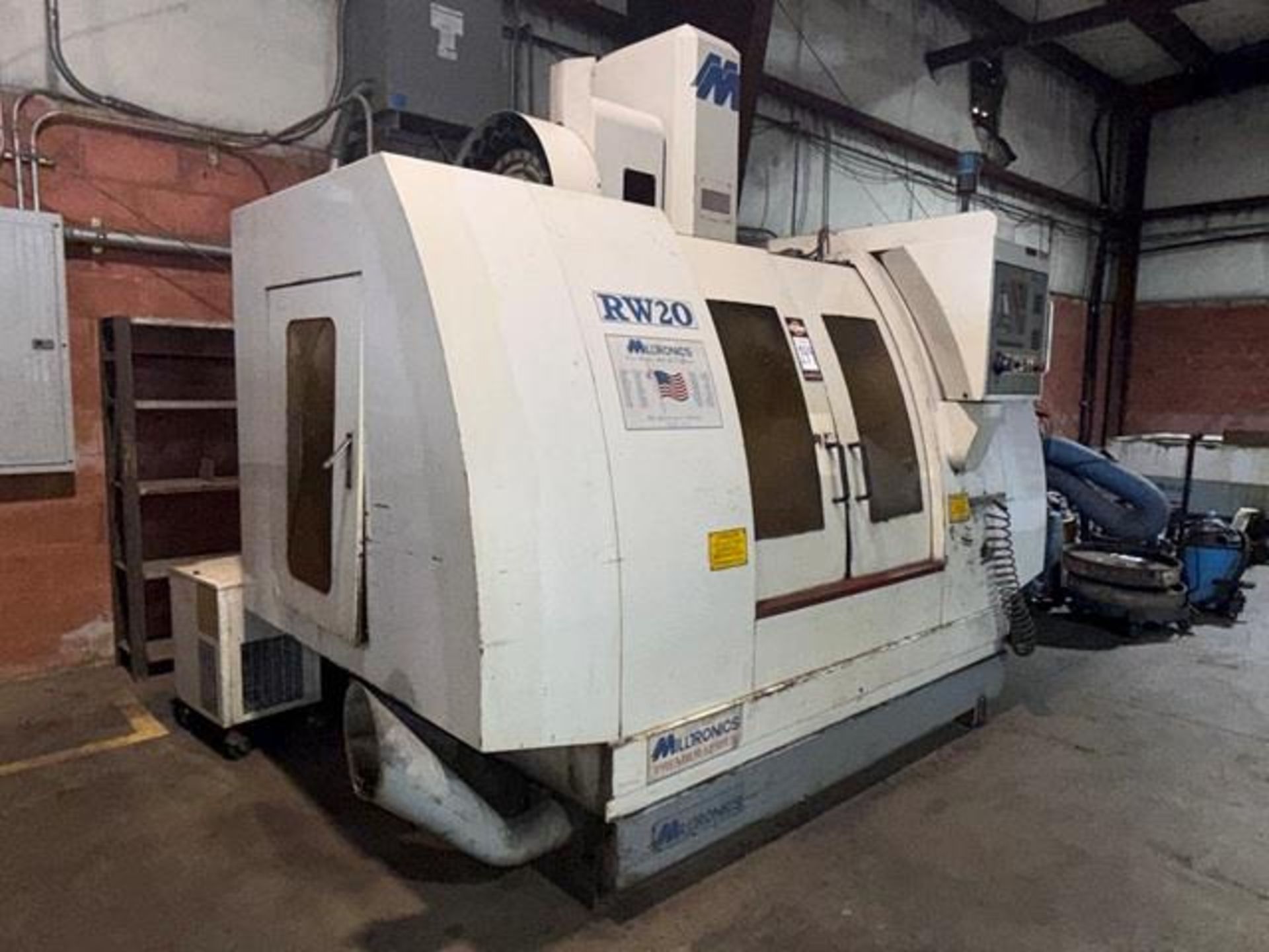 Milltronics Rw20 Milltronics Model RW20 CNC Vertical Machining Center; sn:7737; New 2003 ...