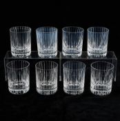 8 Baccarat "Harmonie" Double Old Fashion Glasses