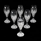 Set 6 Baccarat "Massena" Crystal Cordial Glasses