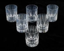Set 6 Baccarat "Harmonie" Old Fashion Glasses