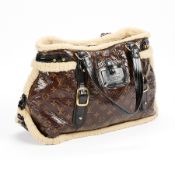 Louis Vuitton Monogram Shearling Sac Thunder Tote