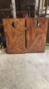 Set of cornhole boards