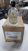 6 off 700ml bottles of Tappers 47% ABV Brightside Coastal London Dry Gin.Sold under AWRS number XQAW