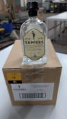 6 off 700ml bottles of Tappers 47% ABV Brightside Coastal London Dry Gin.Sold under AWRS number XQAW