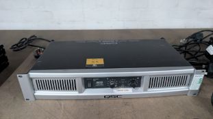 QSC Rack- Mountable Power Amplifier. Model: GX5.