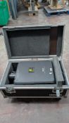 Sanyo PDG-DHT 8000L Full HD Projector with Lens in Mobile Flight Case.
