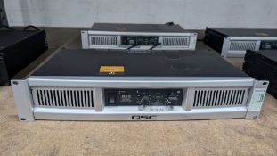 QSC Rack- Mountable Power Amplifier. Model: GX3.