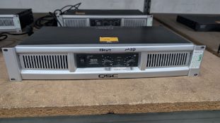 QSC Rack- Mountable Power Amplifier. Model: GX5.