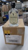 6 off 700ml bottles of Tappers 47% ABV Brightside Coastal London Dry Gin.Sold under AWRS number XQAW