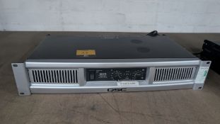 QSC Rack- Mountable Power Amplifier. Model: GX3.