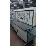 1 off BCA 1200 Pressure Testing System by FSS. This lot comprises a bench with assorted contents, on