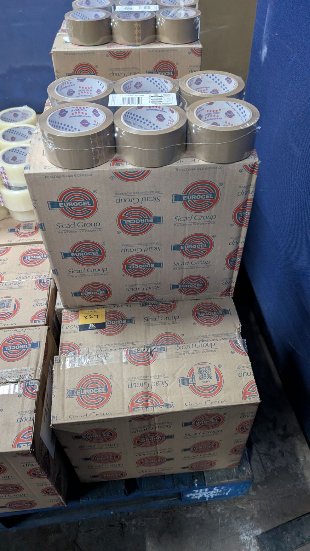 114 Rolls of Brown Tape - This lot comprises 3 x full boxes, plus one additional pack of 6 rolls - Image 8 of 9