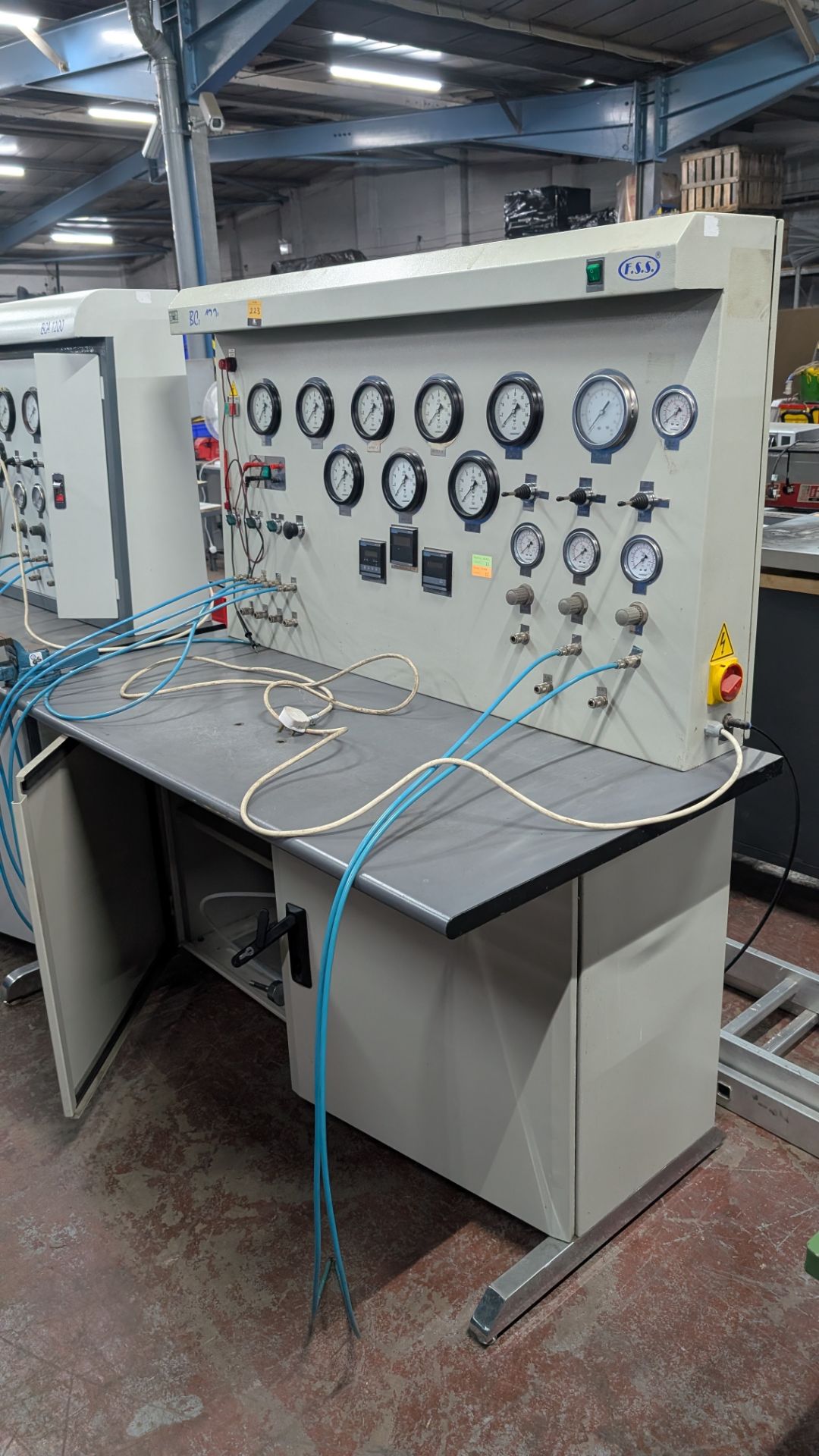 1 off BCA 1200 Pressure Testing System by FSS. This lot comprises a bench with assorted contents, on - Image 17 of 24