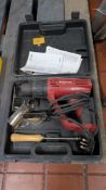 Einhell Hot Air Gun in case with accessories
