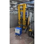 2006 Junheinrich Model: ETV 110 Electric Side Loading/Reach Forklift Truck, including charger. Seria