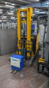 2006 Junheinrich Model: ETV 110 Electric Side Loading/Reach Forklift Truck, including charger. Seria