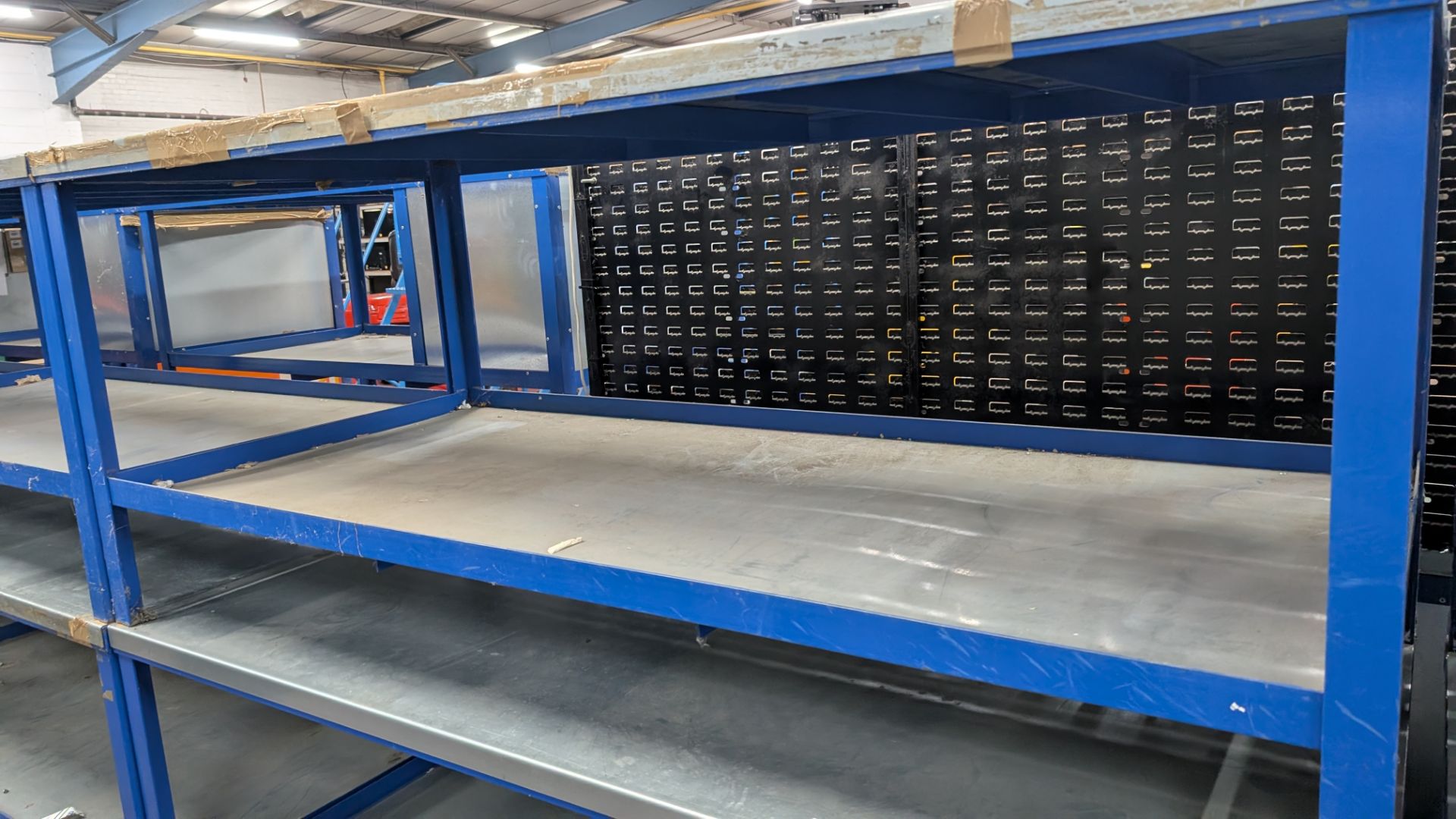 4 off Matching 2-Tier Metal Workbenches, each measuing approx 2000mm x 900mm x 840mm - Image 8 of 17