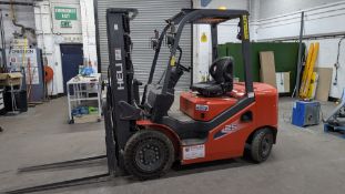 2020 Heli FD25 H3 Diesel Counterbalance Forklift Truck. Integral side-shift.Serial Number: 010252J45