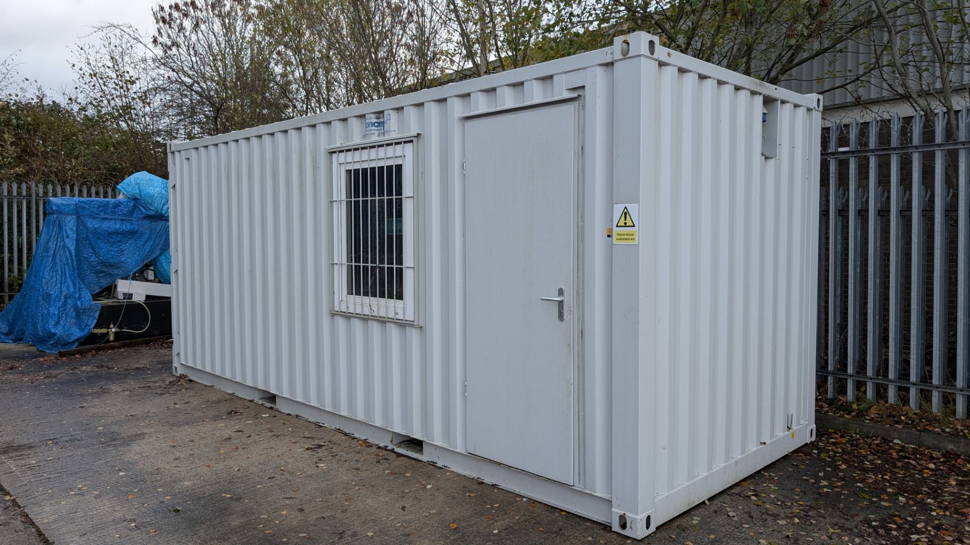 Shipping Container-Based Workshop with Industrial Parts Washer and Spray Booth. This lot comprises a - Image 11 of 31