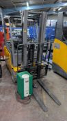 Junheinrich Model: EFG 320 Electric Counterbalance 4-Wheel Forklift Truck. Serial No: 15619. Include