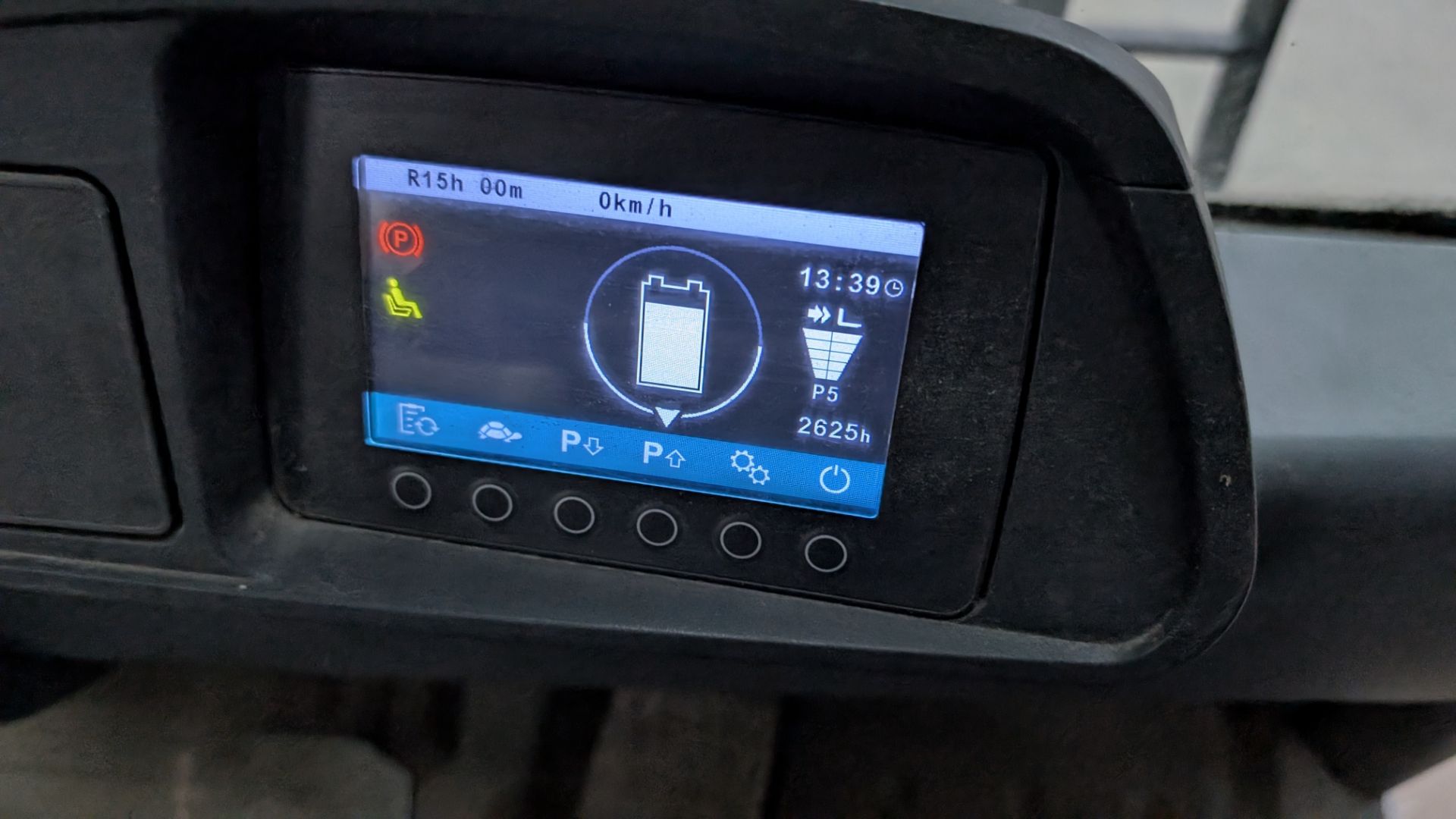 2018 Jungheinrich EFG 216 Electric 3-Wheel Counterbalance Forklift Truck, with side shift. Serial No - Image 4 of 20