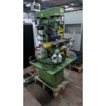 1 off 2015 Warco VMC Turret Mill/Vertical Machining Centre. Includes 2 off align additional controll