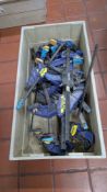 Contents of a Crate of Quick-Grip Clamps