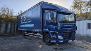 OO08 STS, DAF CF250 FA Rigid Curtain Side Truck, 6700cc Diesel Engine, automatic transmission, Colou