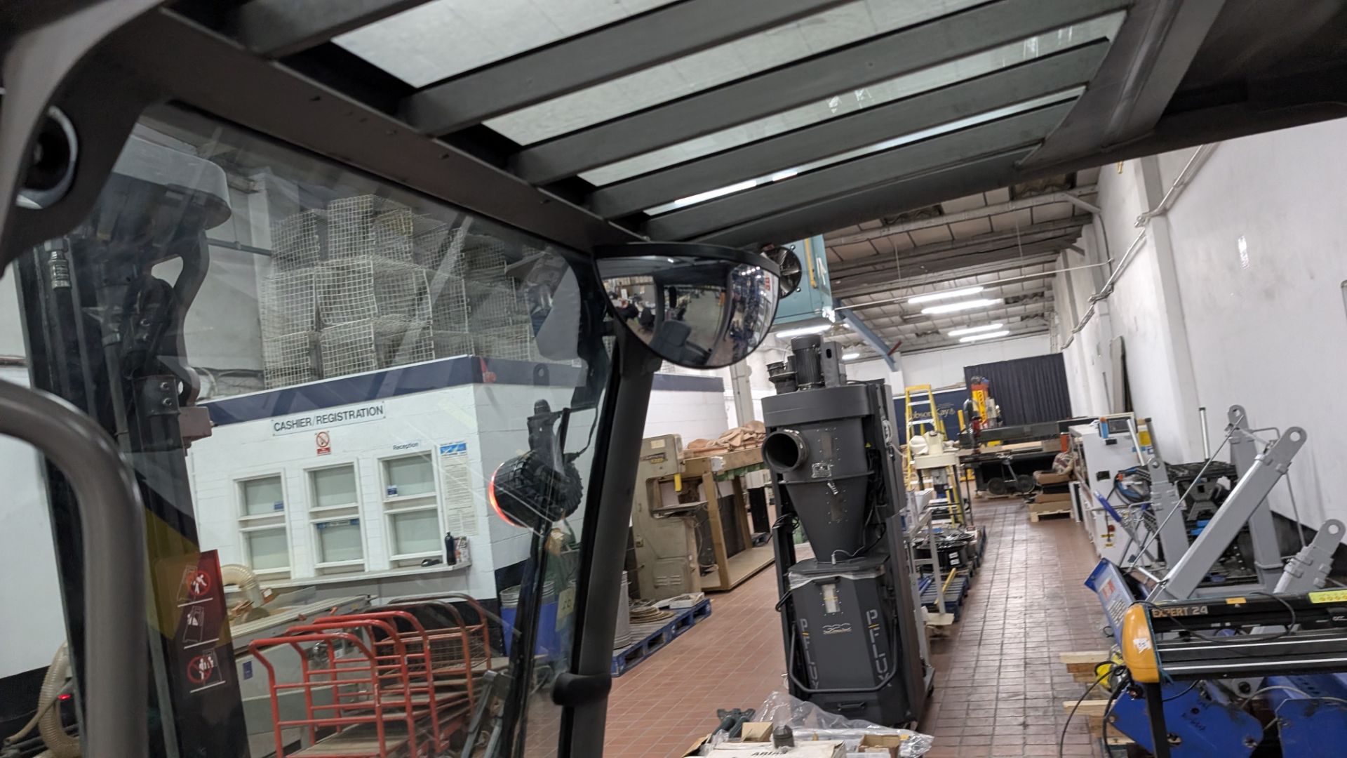 2018 Jungheinrich EFG 216 Electric 3-Wheel Counterbalance Forklift Truck, with side shift. Serial No - Image 8 of 20