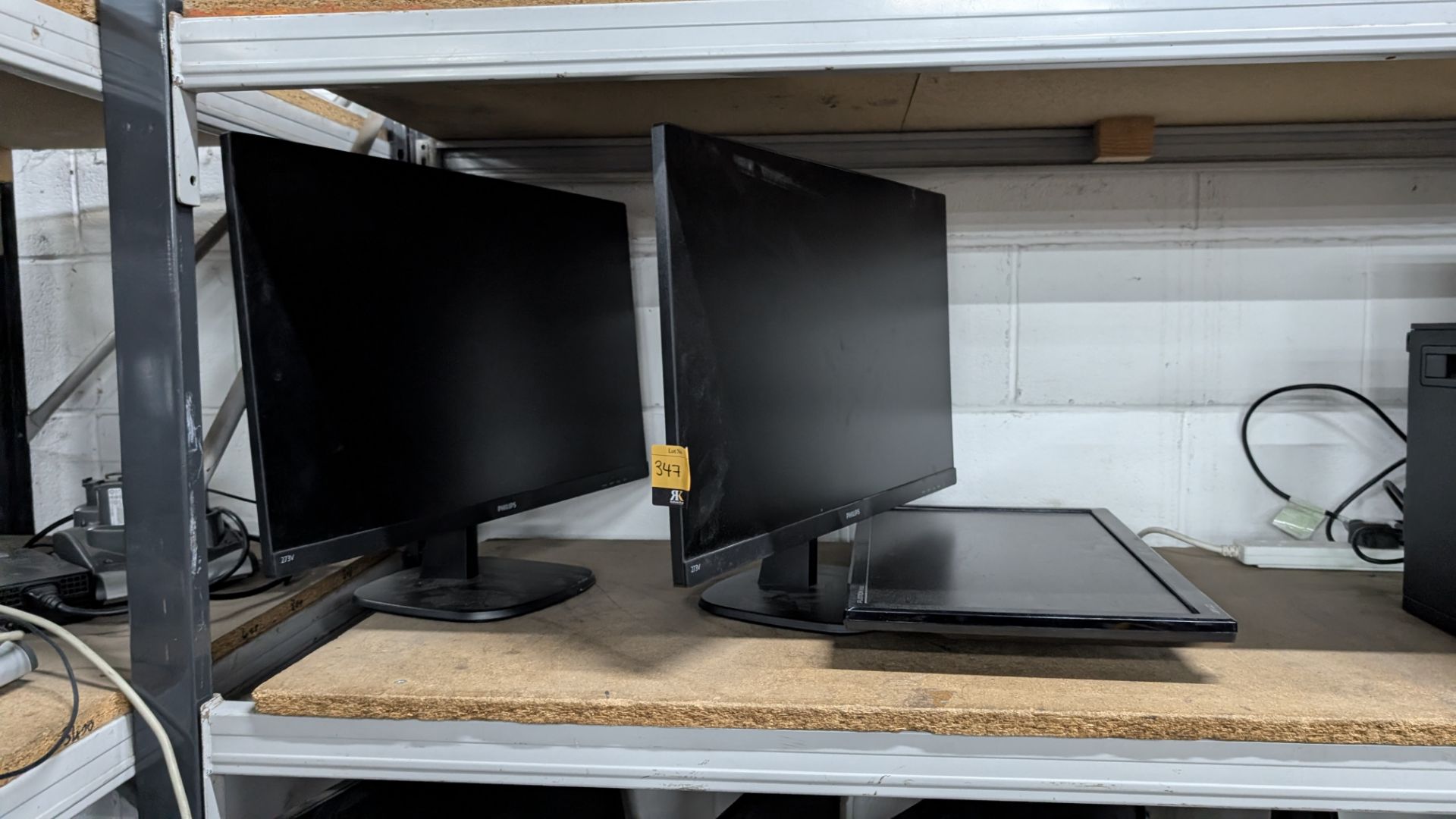 3 off assorted Widescreen Monitors - all with some damage - Image 7 of 7