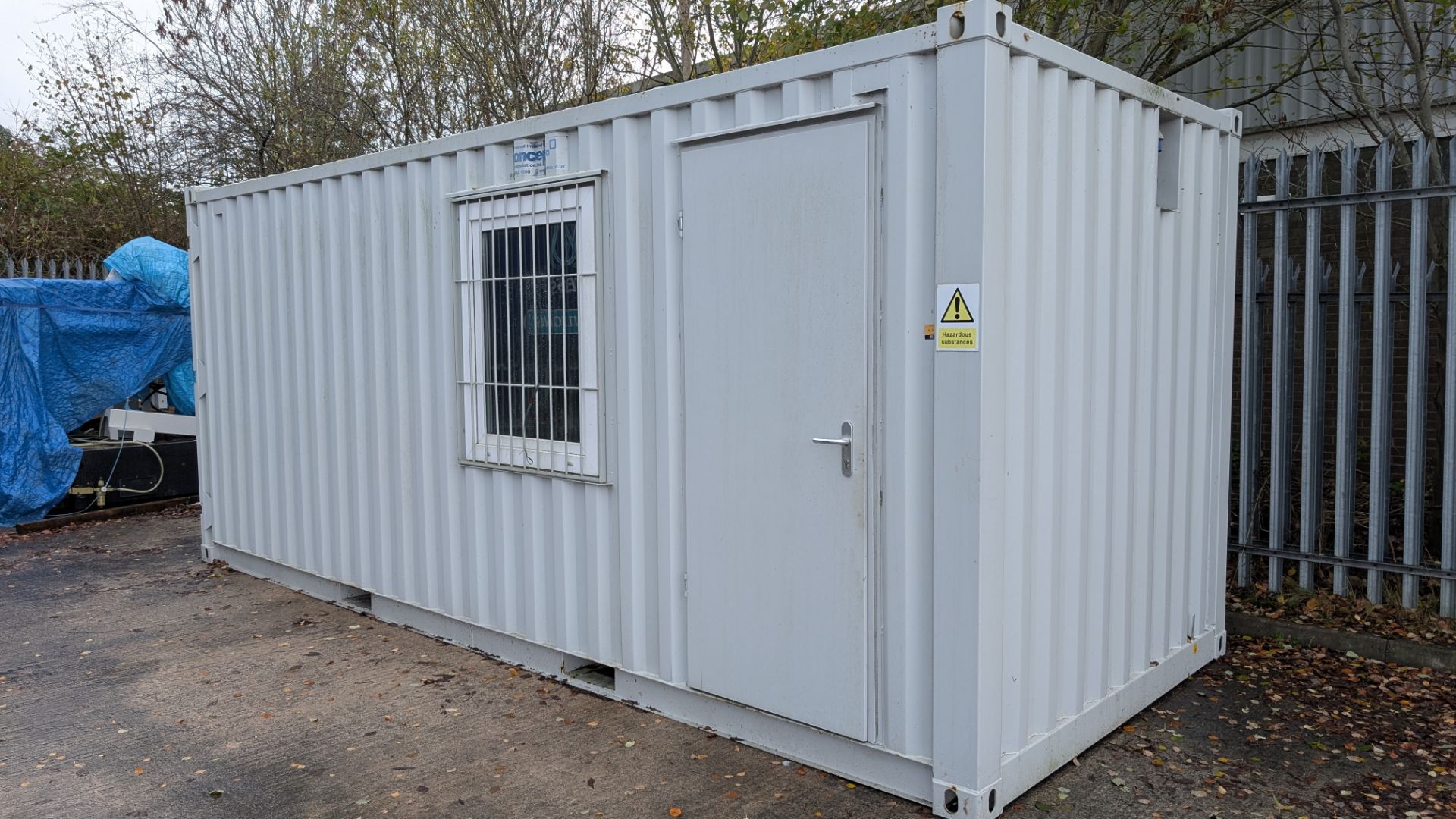 Shipping Container-Based Workshop with Industrial Parts Washer and Spray Booth. This lot comprises a - Image 6 of 31