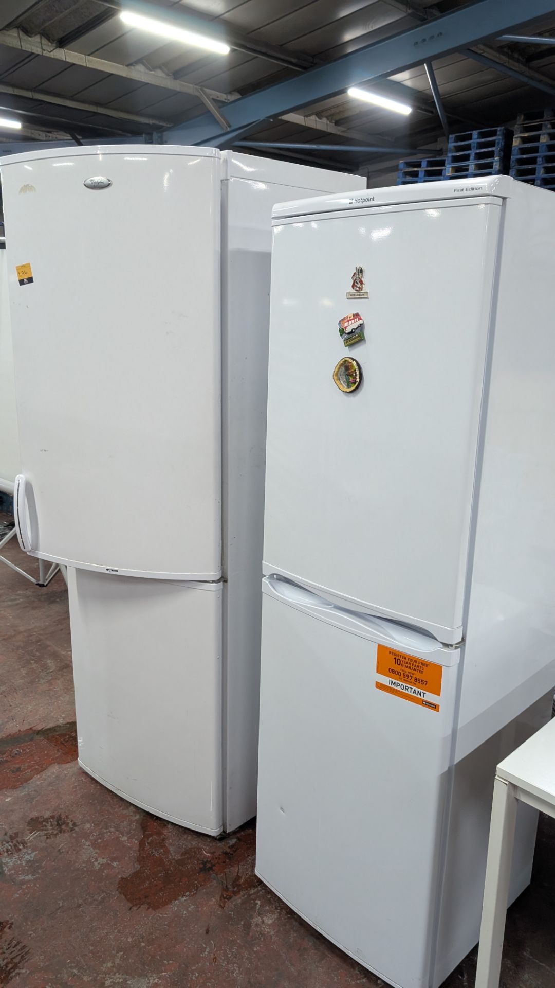 2 off Fridge Freezers by Whirlpool and Hotpoint - Image 14 of 14