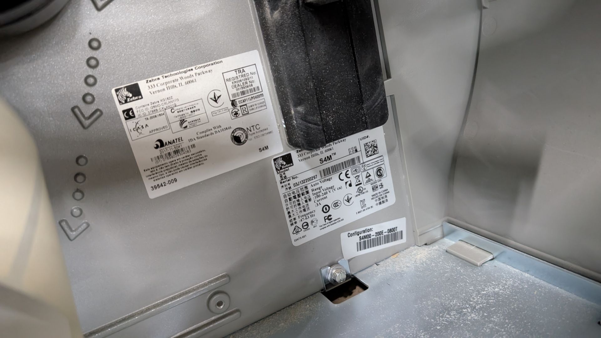 1 off Zebra S4M Stripe Label Printer - Image 6 of 9