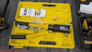 Katsu Hydraulic Crimping Tool in case