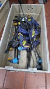 Contents of a Crate of Quick-Grip Clamps