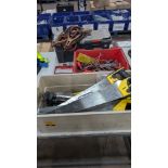 Large Quantity of Hand Tools, comprising the contents of 2 crates, plus separate screwdriver bit set