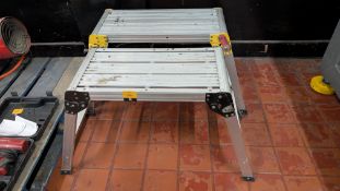 2 off Folding Work Platforms