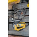 Pair of Power Tools comprising DeWalt Jigsaw and Black & Decker Drill