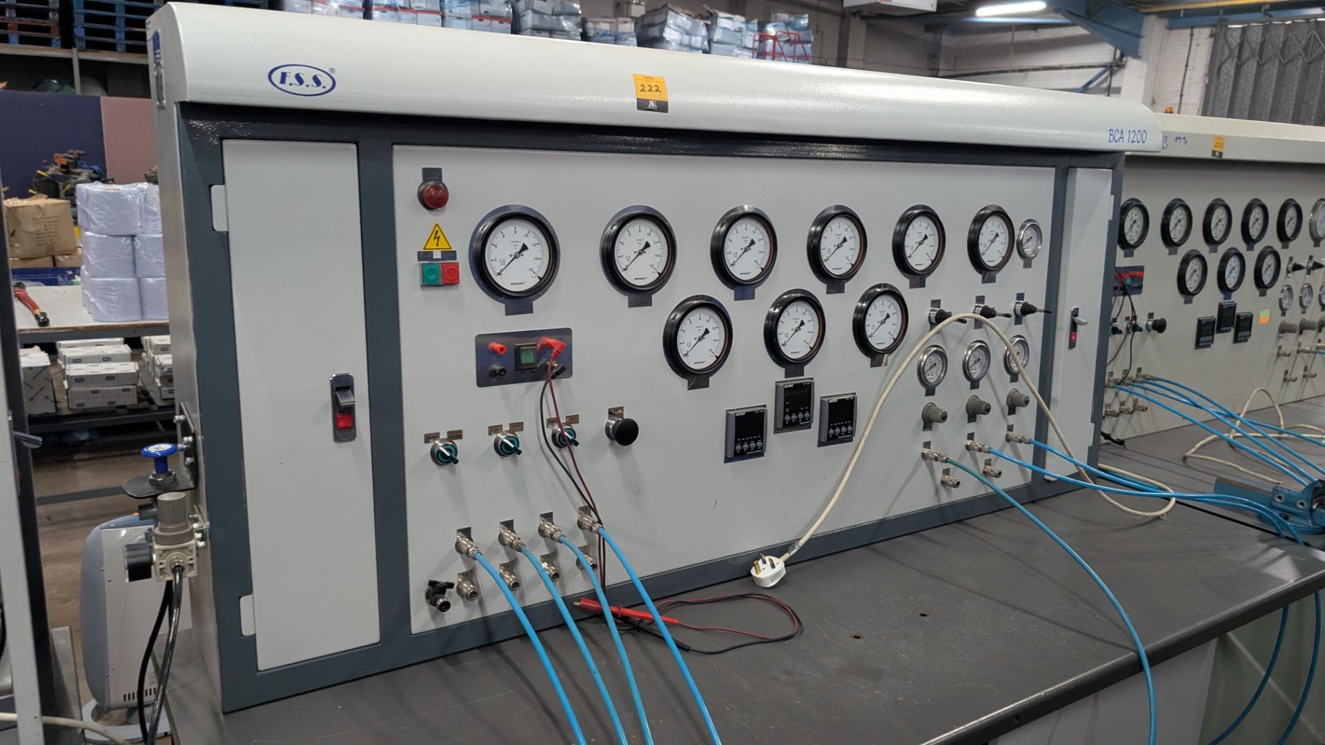 Bca Test Machine 1 off BCA 1200 Pressure Testing System by FSS. This lot comprises a ...